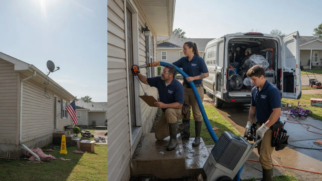 Ceiling Water Damage Restoration in Crothersville, IN near me